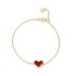 Red Heart Zircon Bracelet