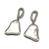 White Mother-of-Pearl Earrings With Diamonds