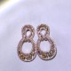 Gold Cutout Stud Earrings