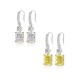 Yellow Diamond Stud Earrings