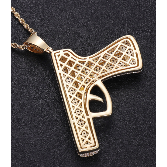 New arrivals hiphop  gun pendant