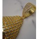 studded cz diamond gold plated Buddha head pendant