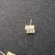 trendy square earrings