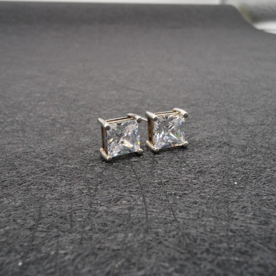 Diamond Square Earrings