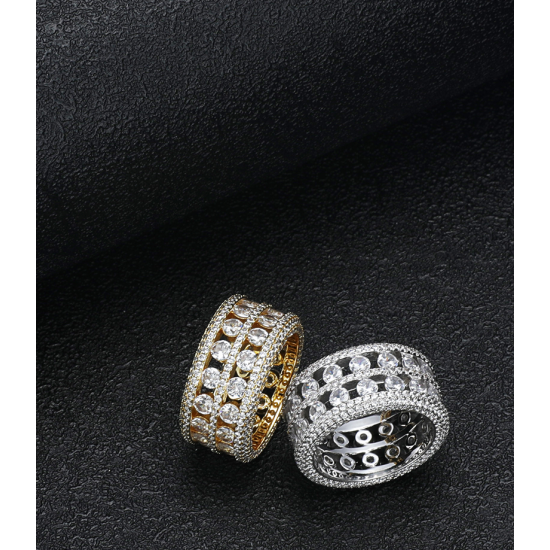 new fahion high quality hiphop men's  ring 