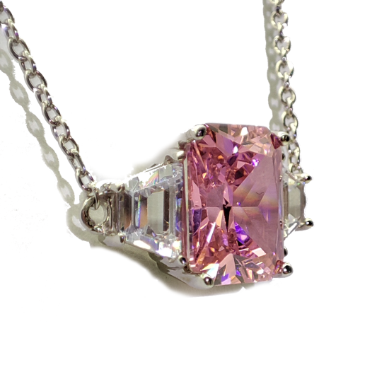 Pink Zircon Necklace