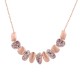 Irregular Color Zirconium Necklace