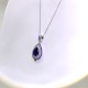 blue drop necklace