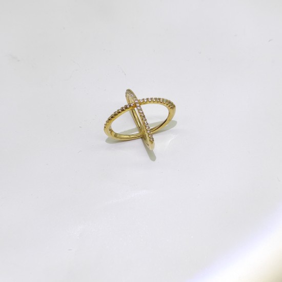 Silver Cross Wrap Ring