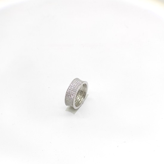 Silver Zircon Ring