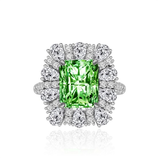 green irregular ring