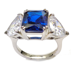 Blue Square Ring